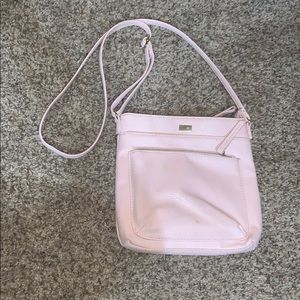 Pink crossbody purse